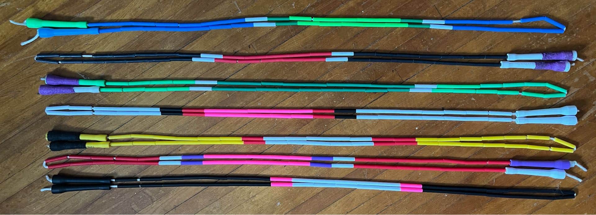 colorful custom jump ropes